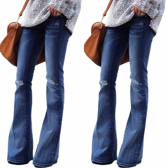 Denim - Plus Size Flared Jeans